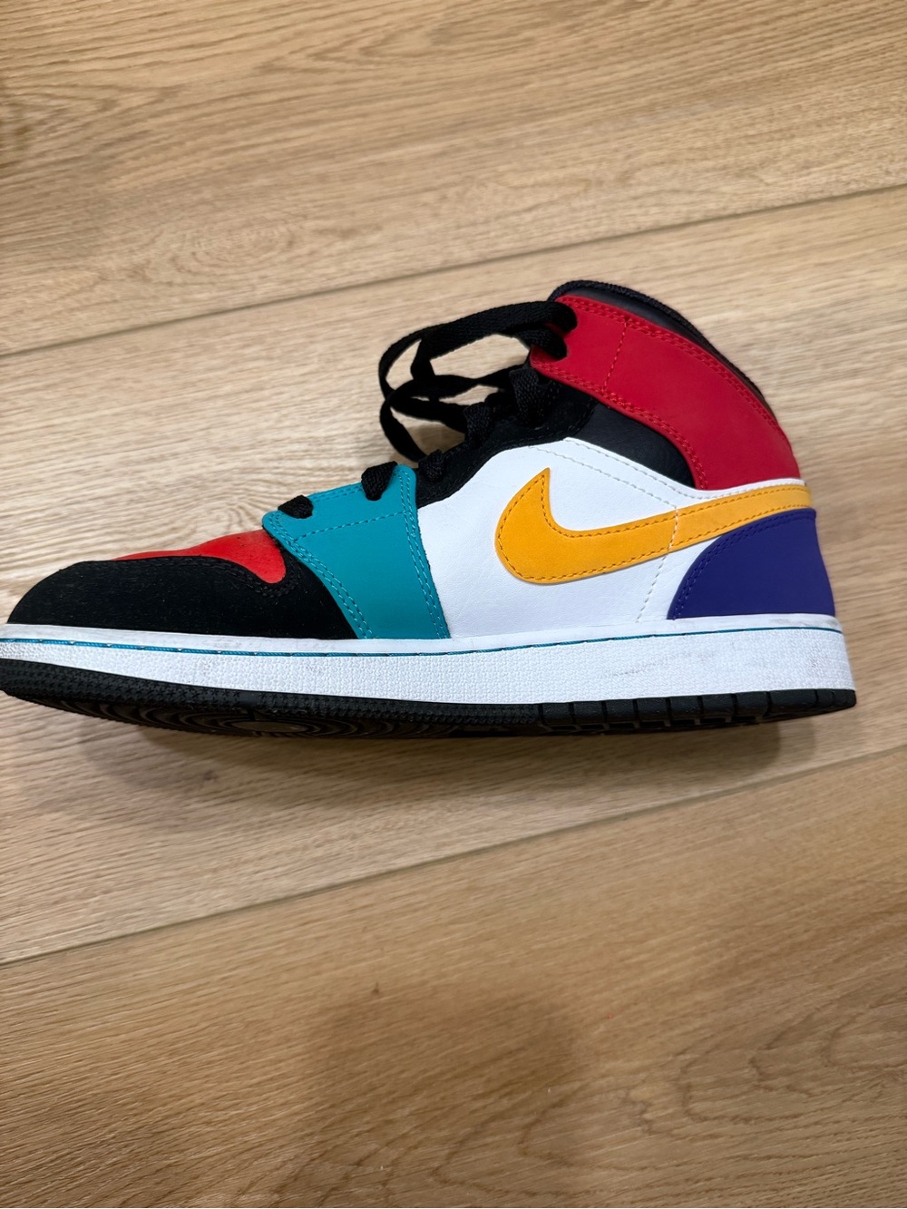Kids Air Jordan 1 Mid 'Multi-Color'